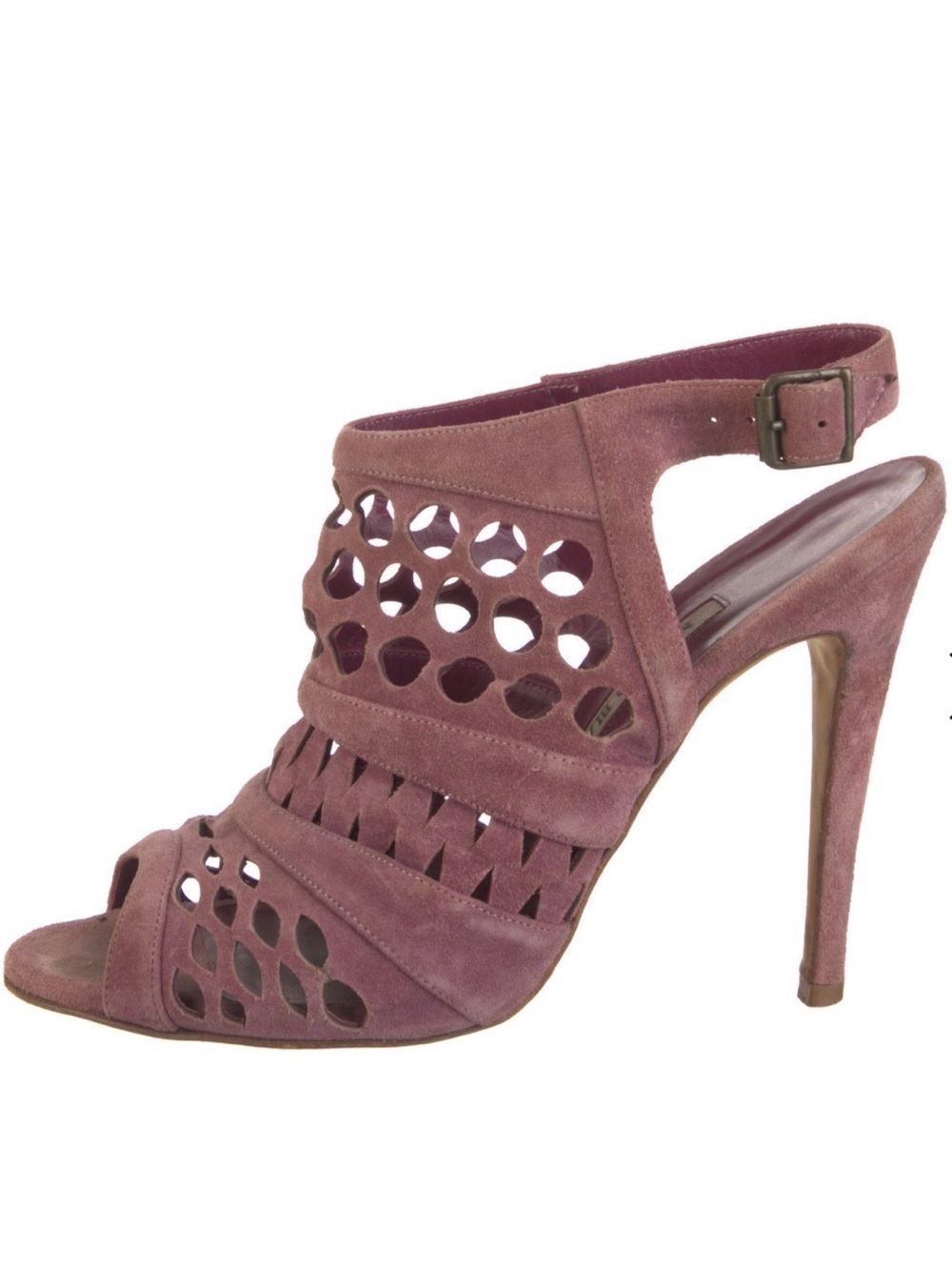 Manolo Blahnik Suede in Mauve